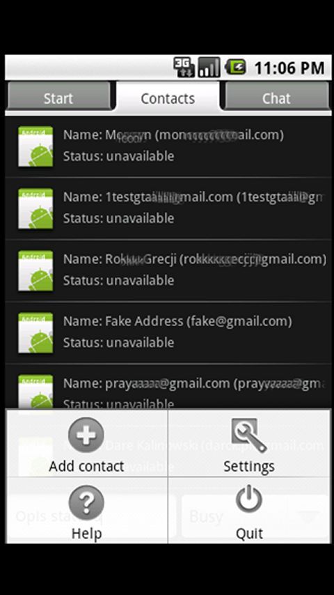YAG - Yet Another Gtalk - Google Talk client for Android