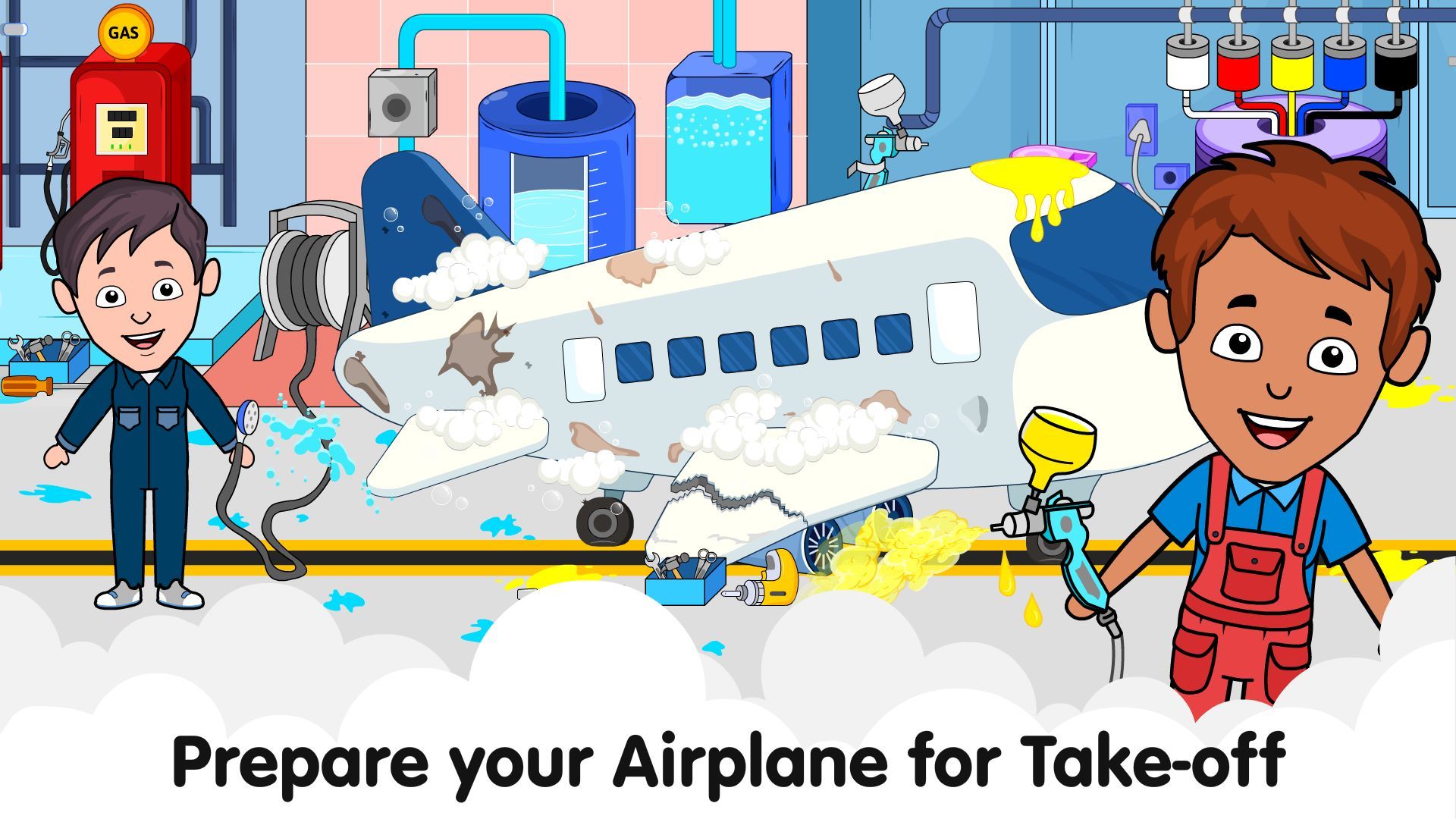 Tizi Town Airport City : My Airplane Games for Kids Free