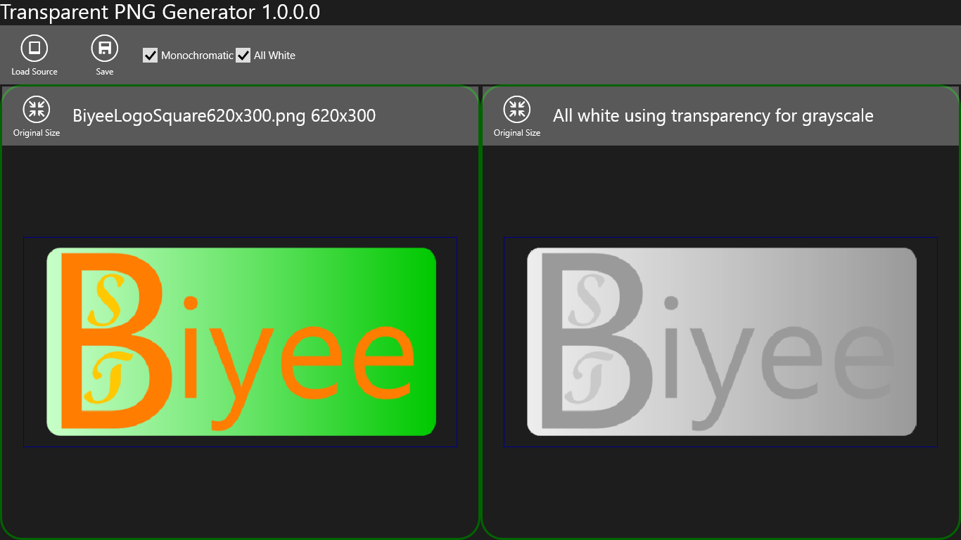 Convert a color image to all-white grayscale