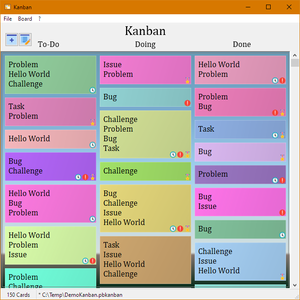 Kanban Board on Desktop PB