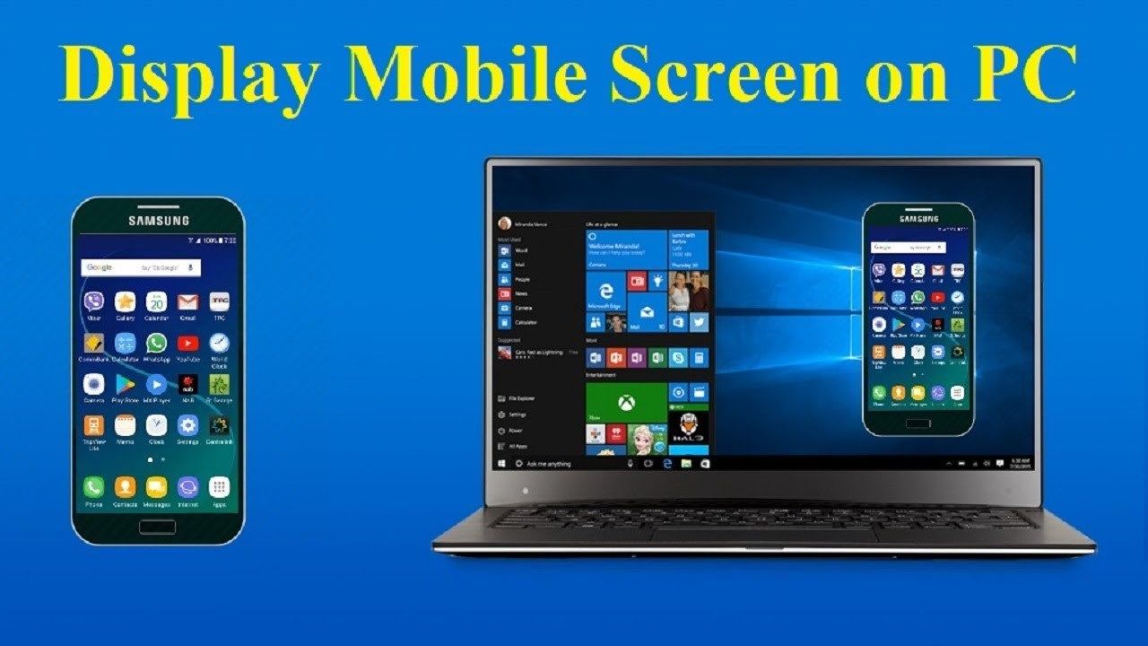 Screen Mirroring : View Android on PC or Laptop