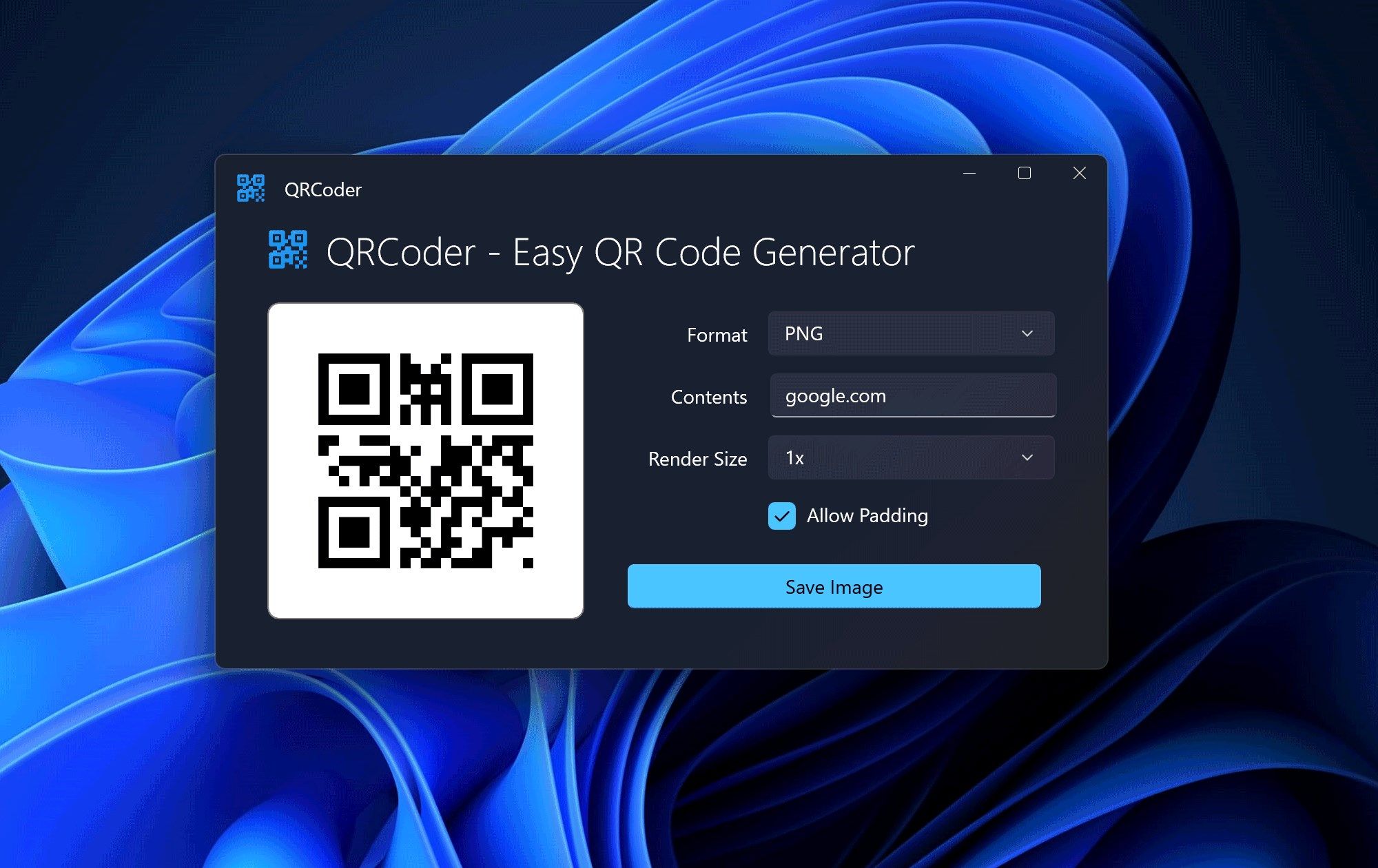 QRCoder - Easy QR Code Generator