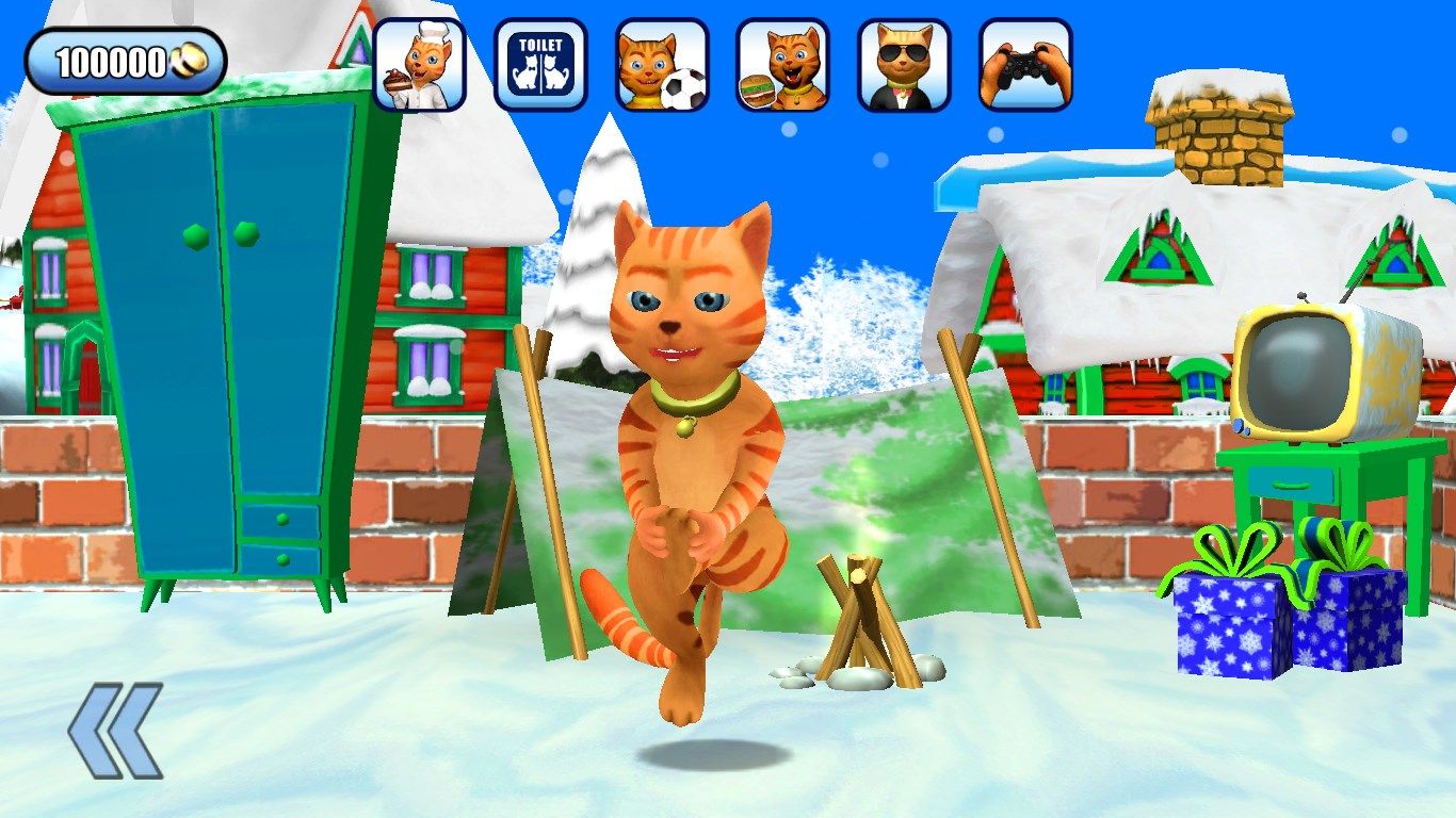 Talking Cat Leo Frozen Ice Fun