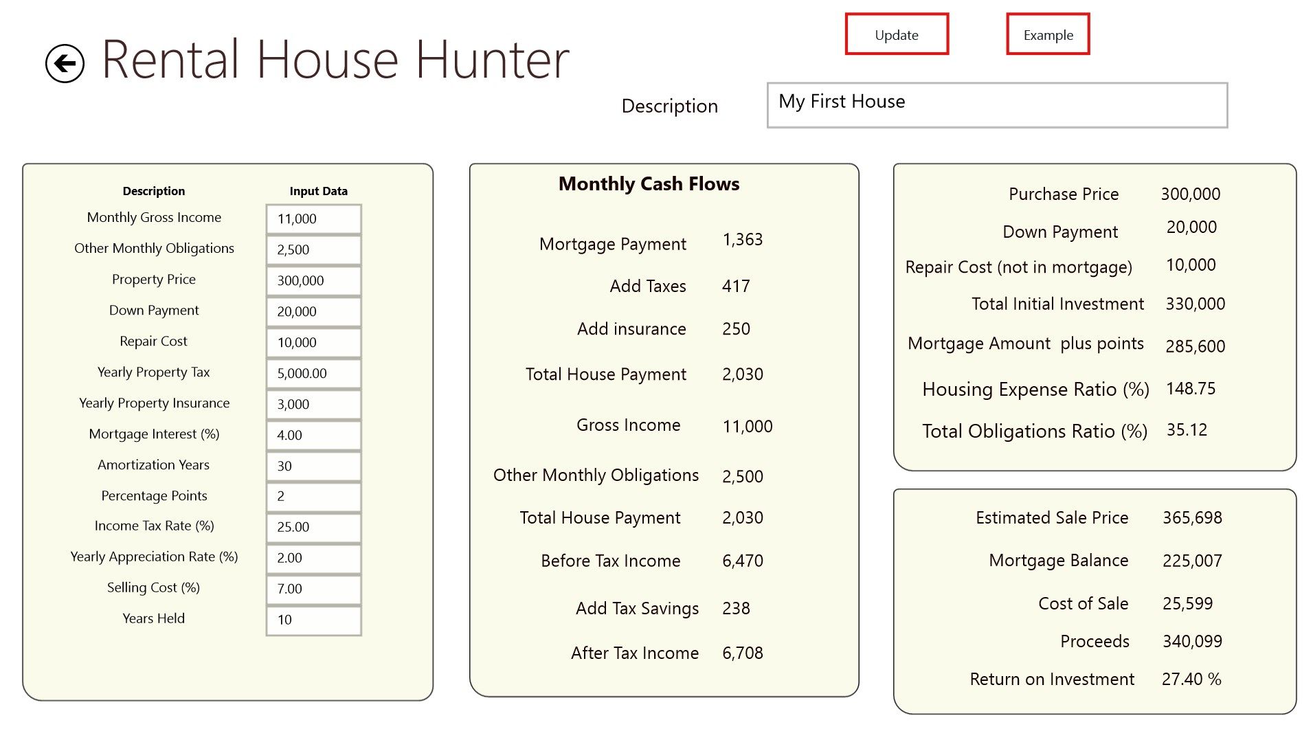 House Hunter Worksheet