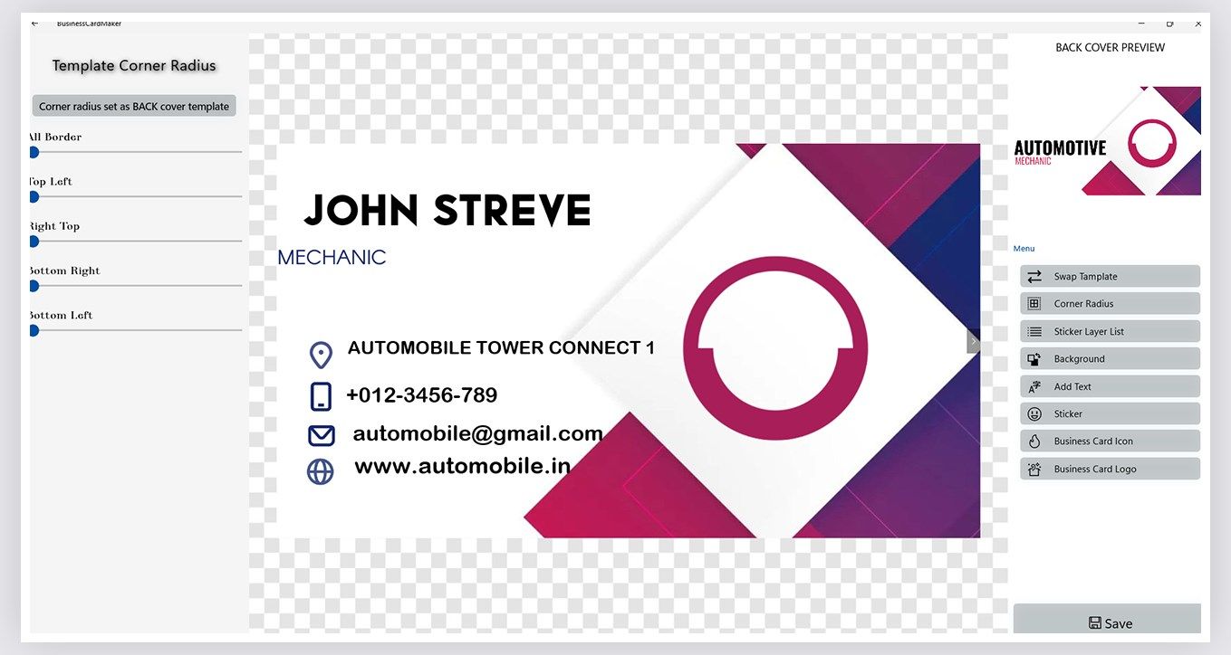 Business Card Maker - Visiting Card Maker