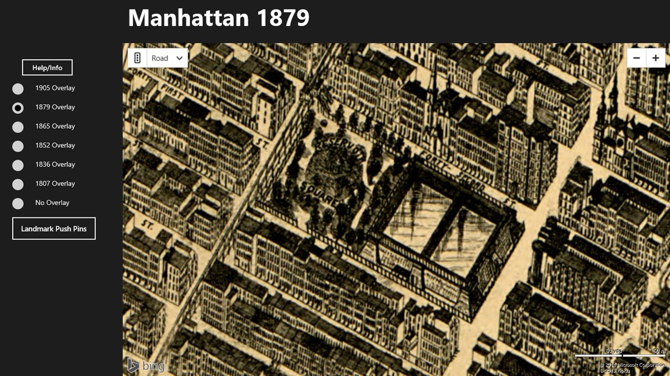 The1879 map, zoomed in on 42nd St. and 5th Ave.