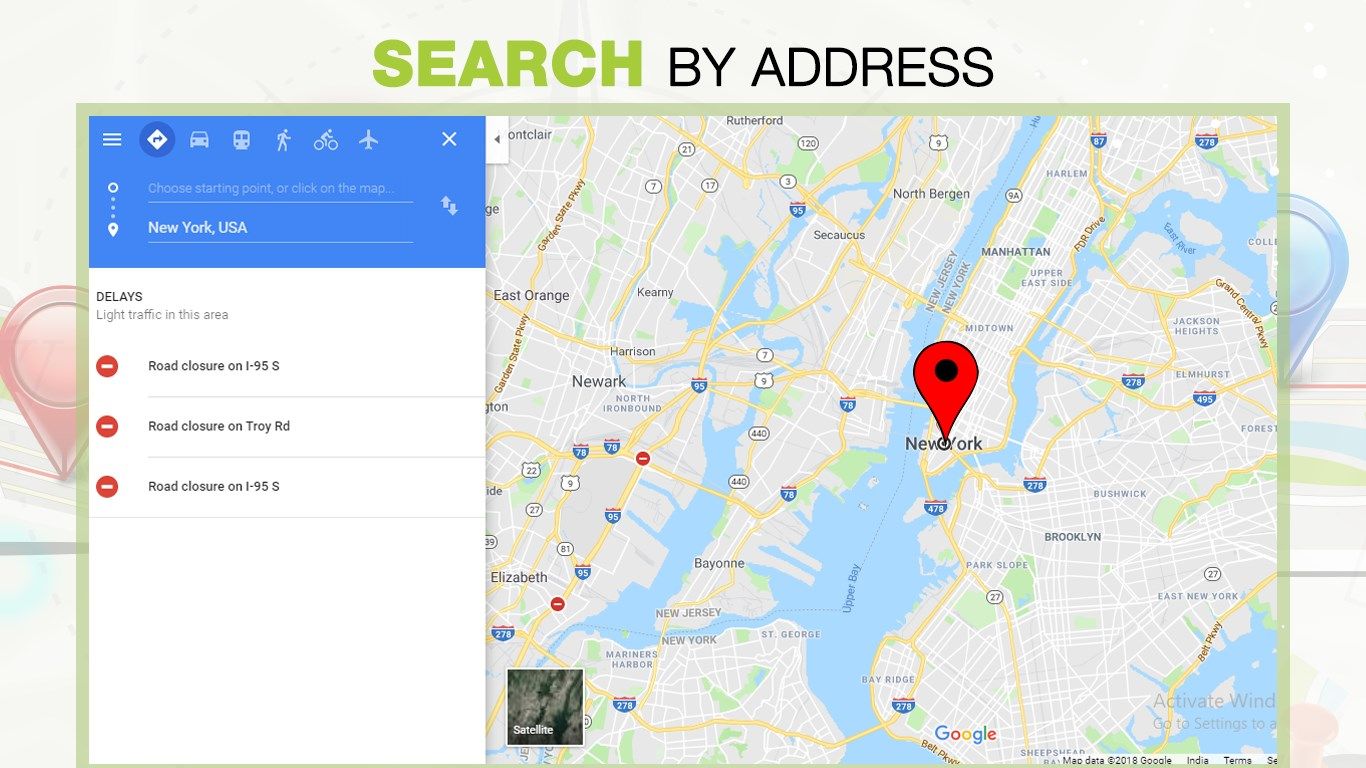 GPS Routes Finder