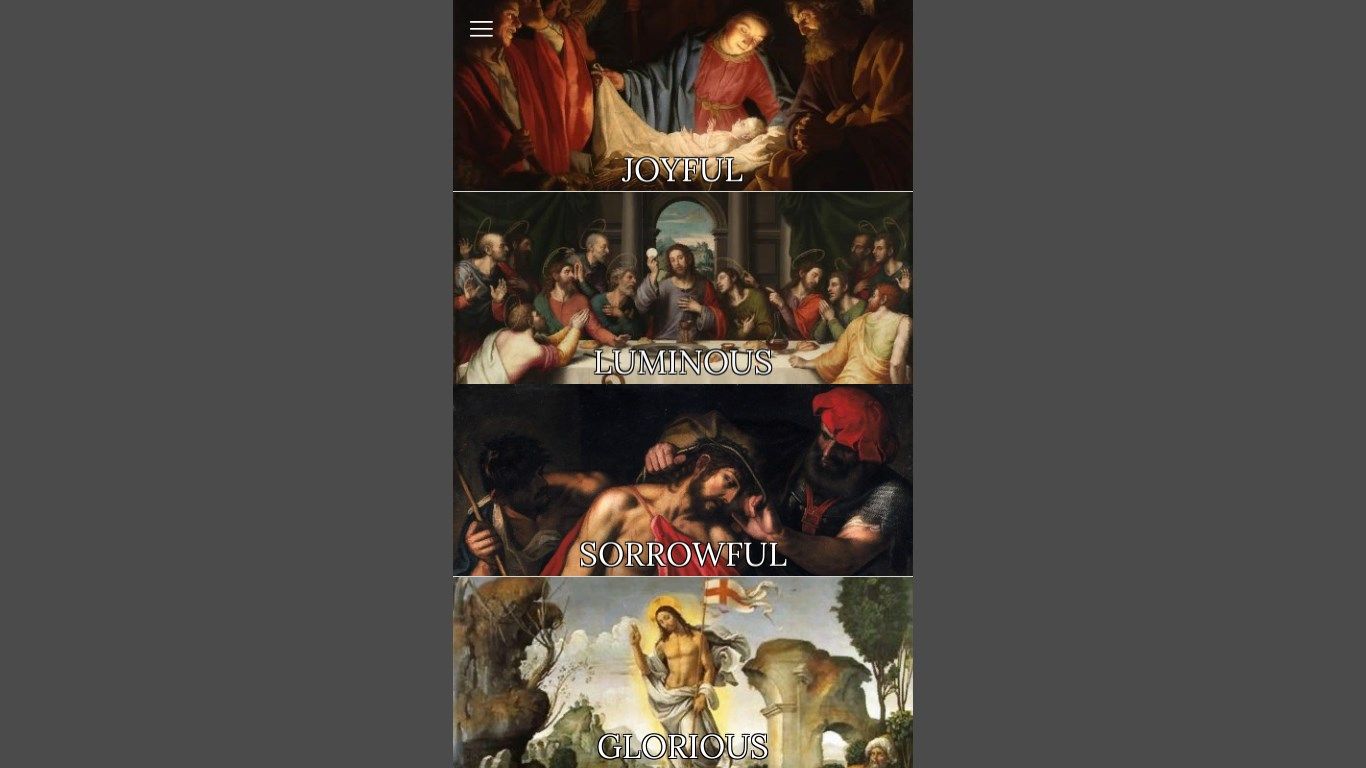 Contemplatio - Rosary with images