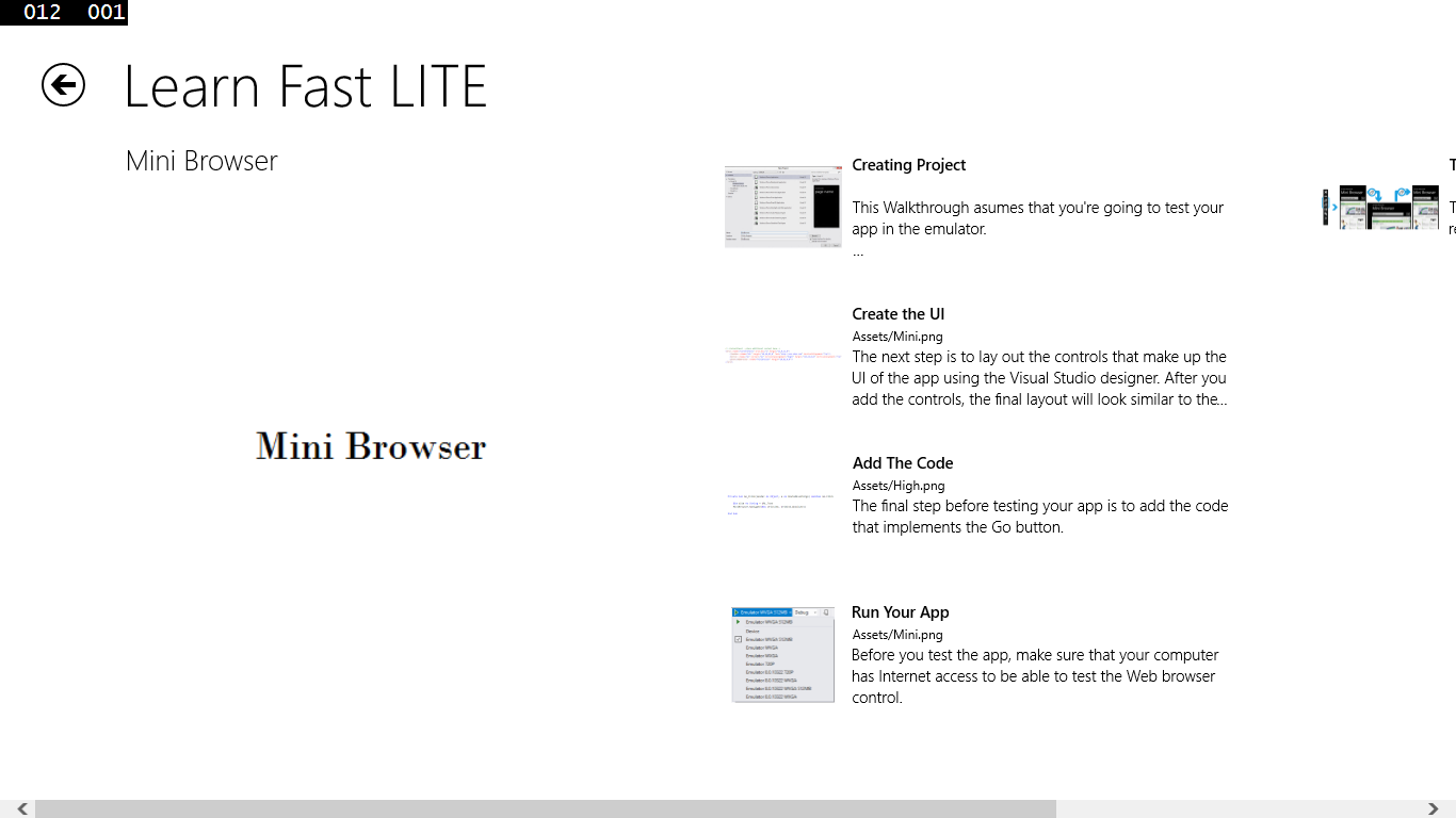 Learn Fast LITE: Windows Phone Programming.