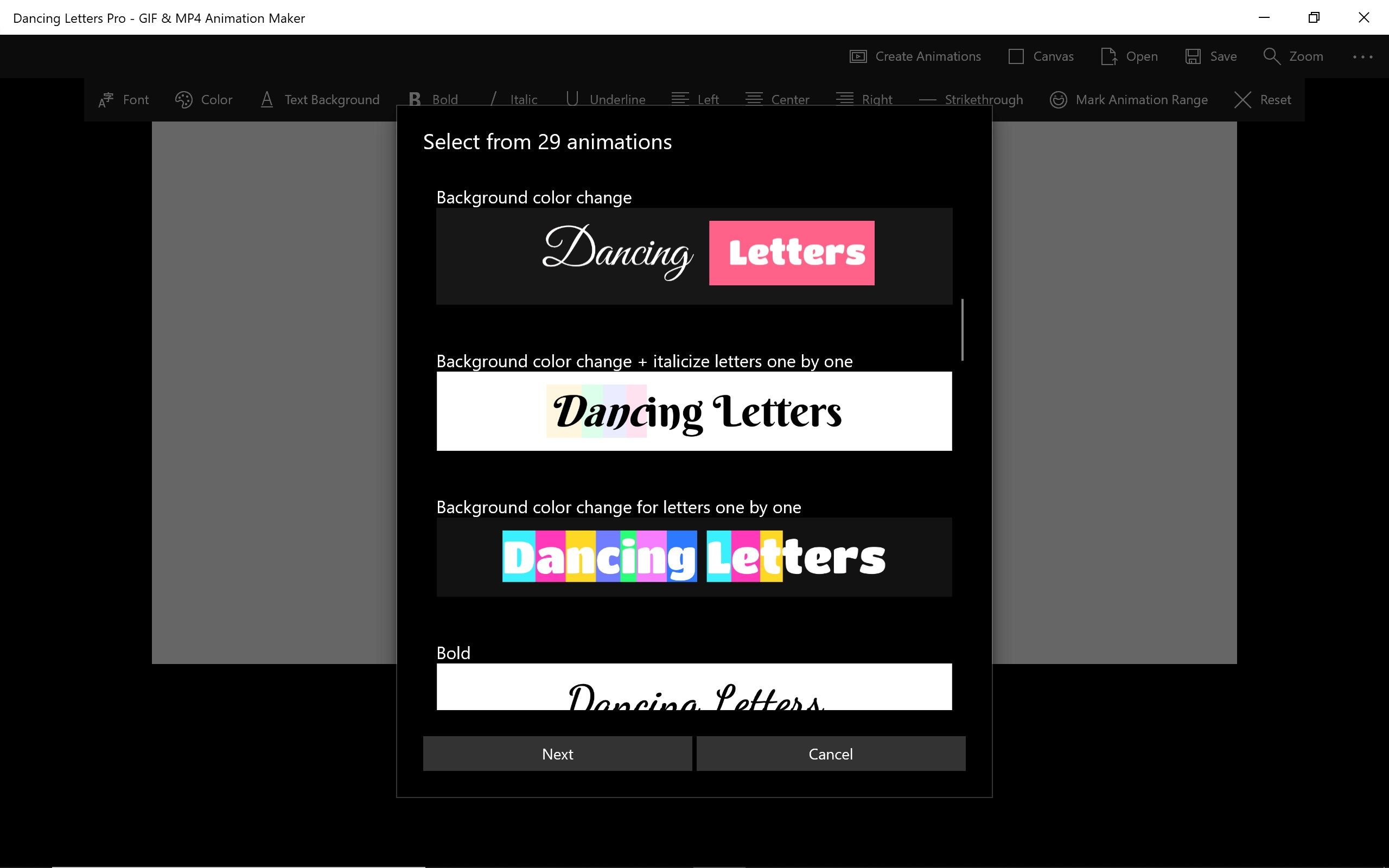 Dancing Letters Pro - GIF & MP4 Animation Maker