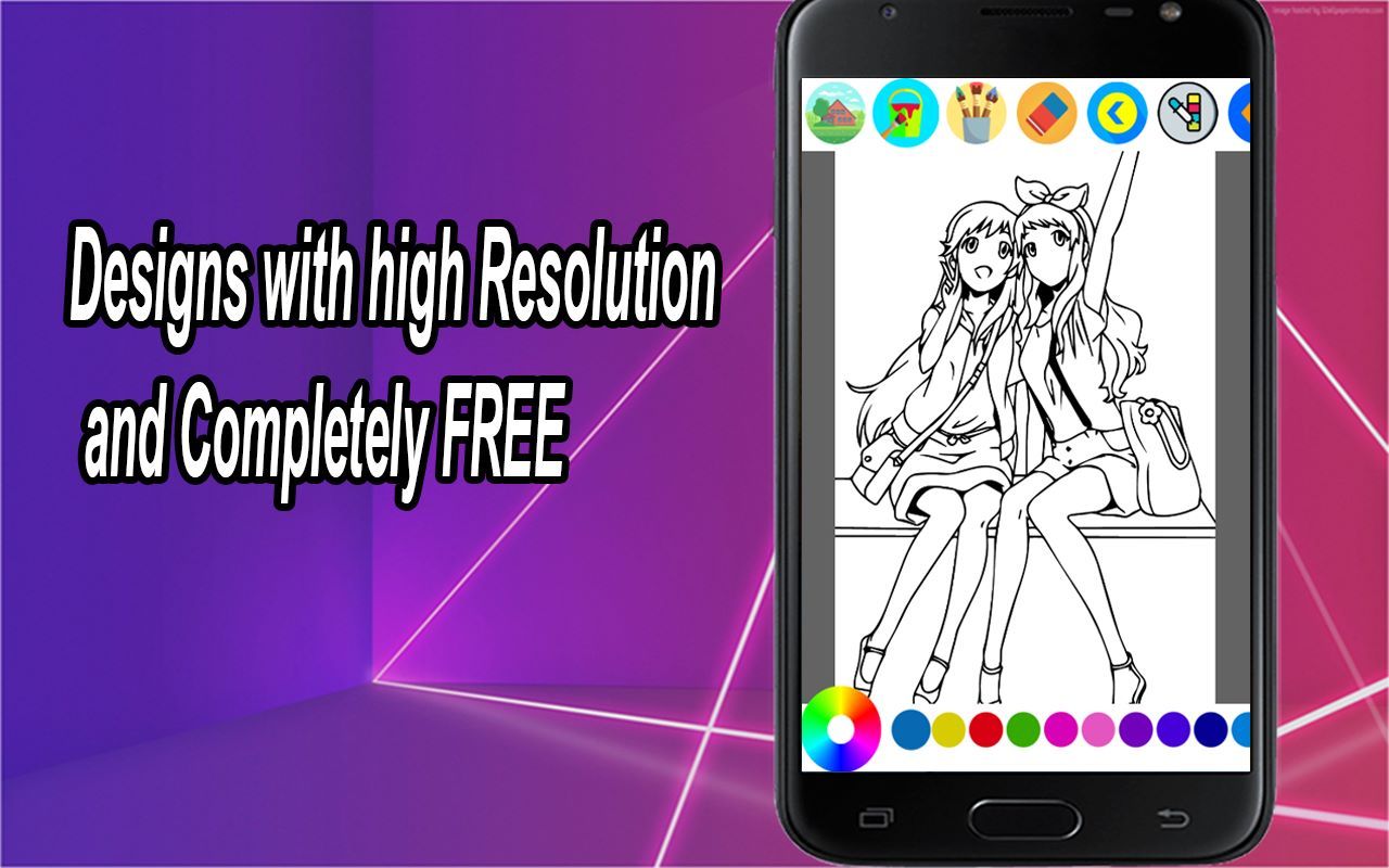 Anime Manga Coloring Pages - Best Free Coloring Book & Calming Apps 🤗