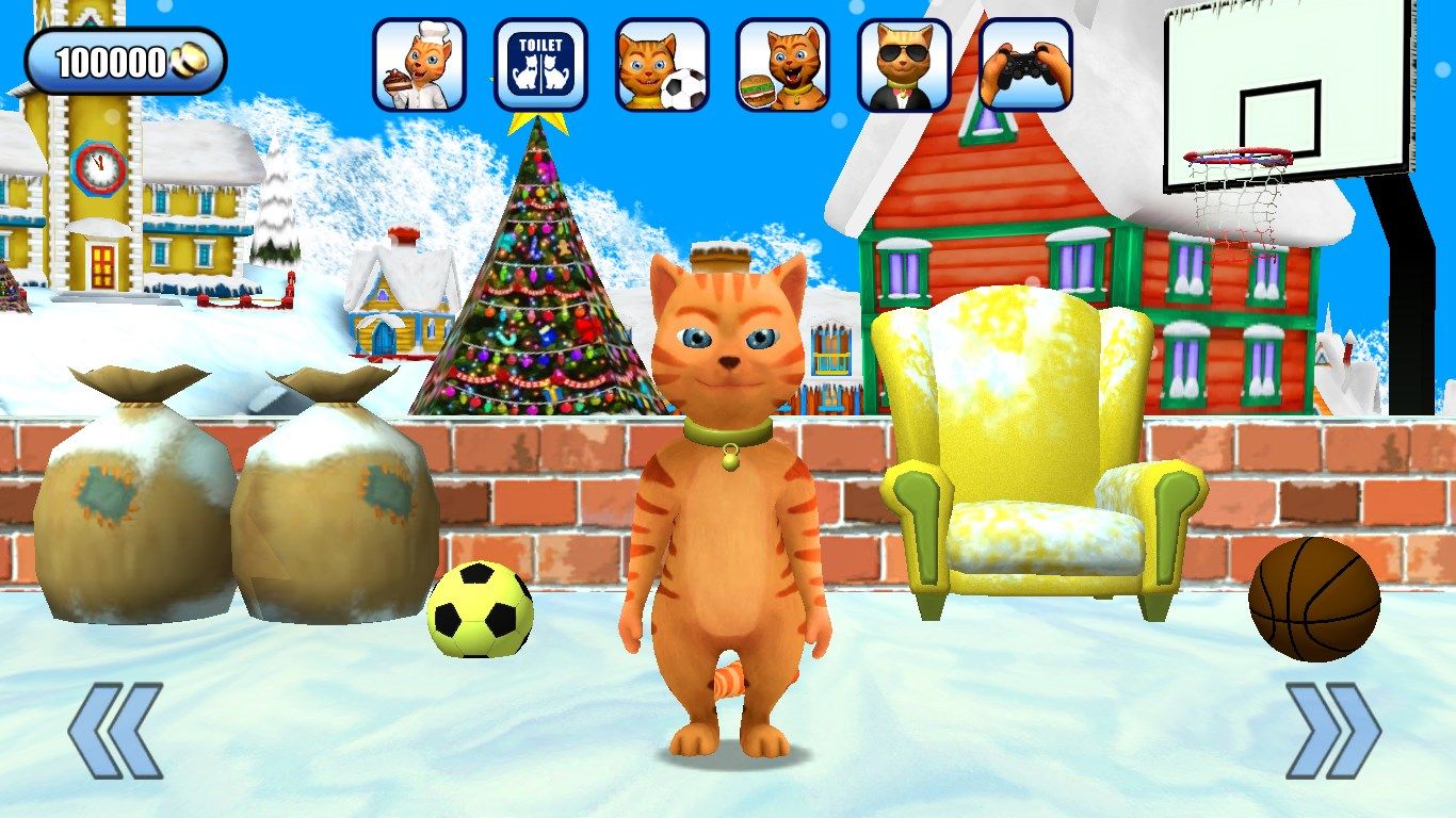 Talking Cat Leo Frozen Ice Fun