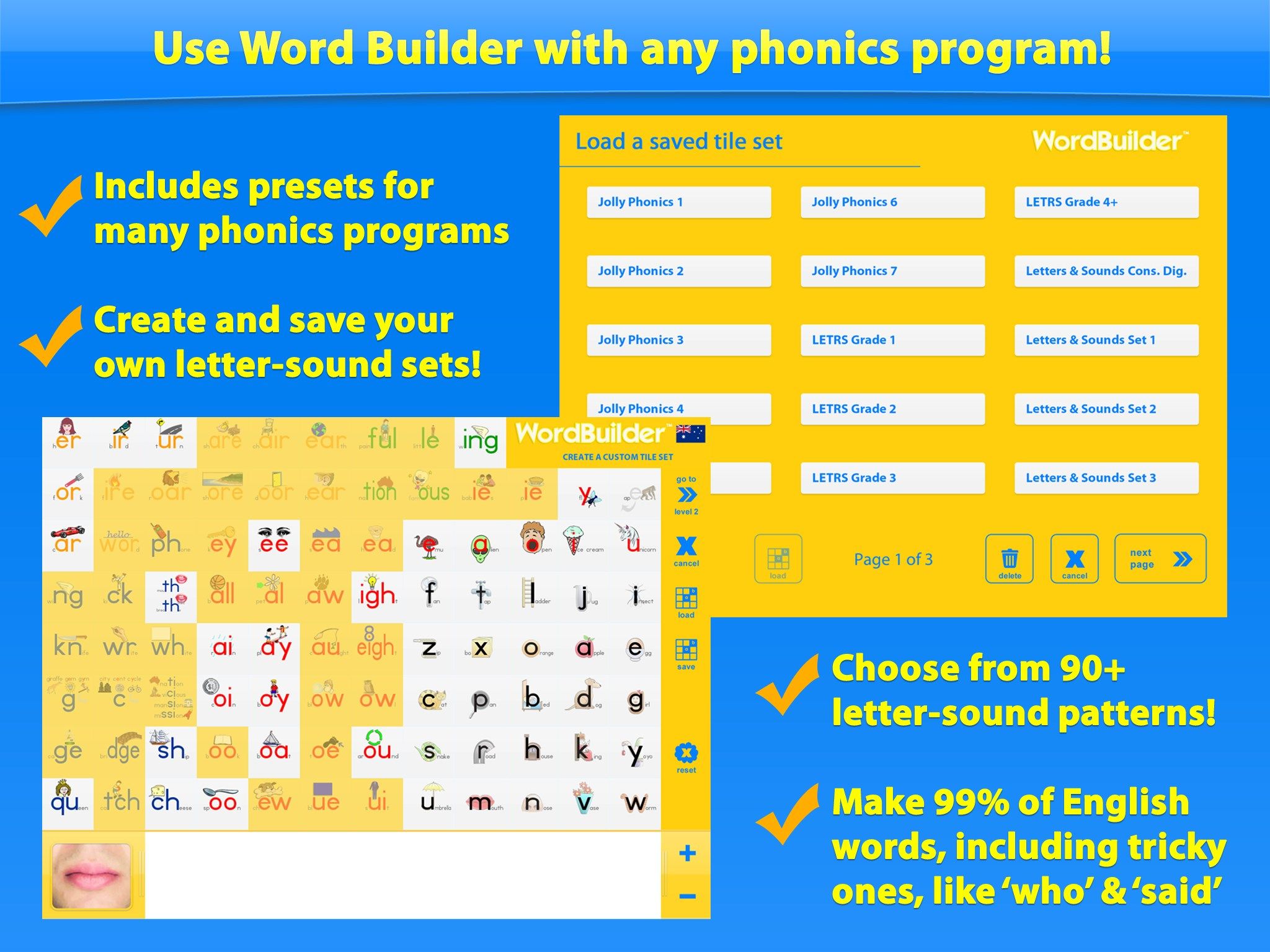 Word Builder - The Phonics Teaching Tool