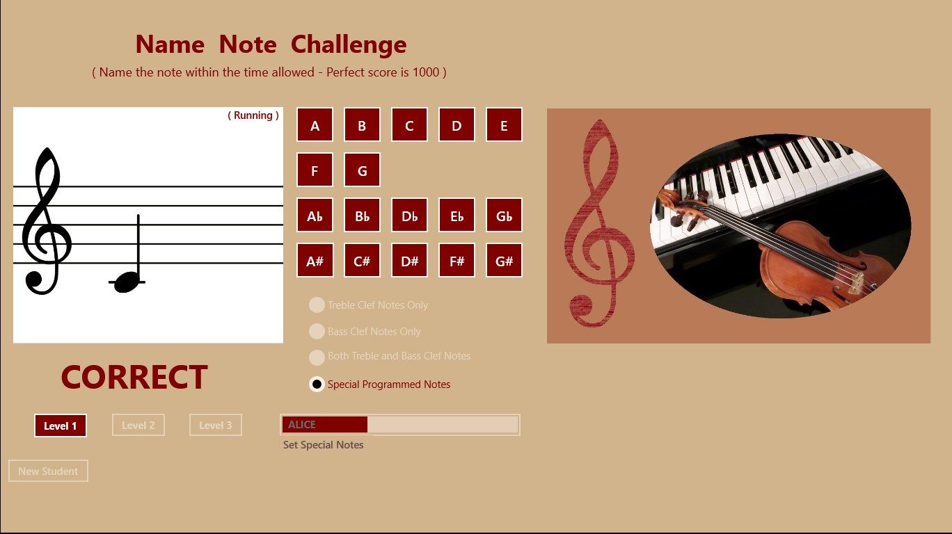 Name Note Challenge Screenshot