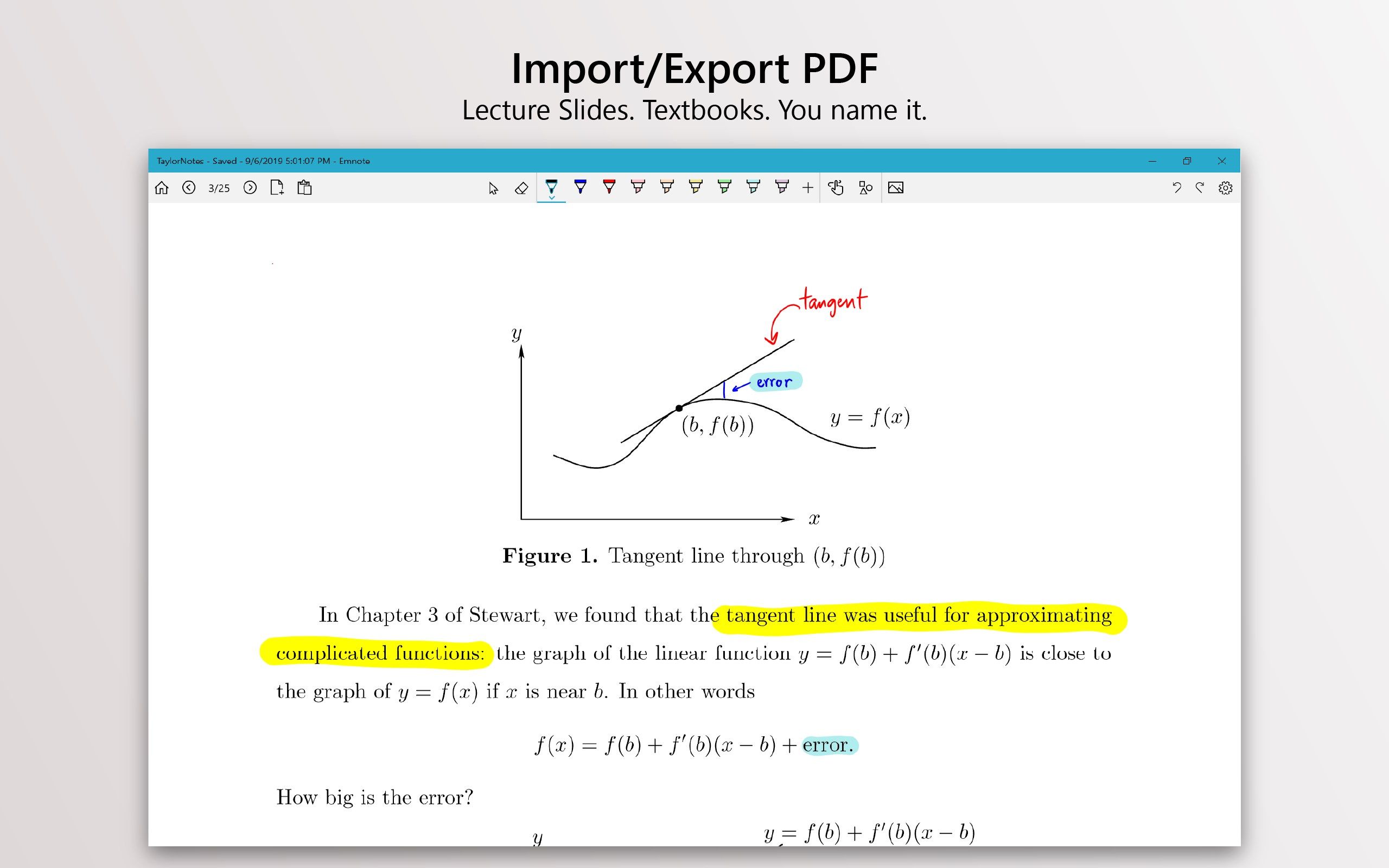 Import/Export PDF