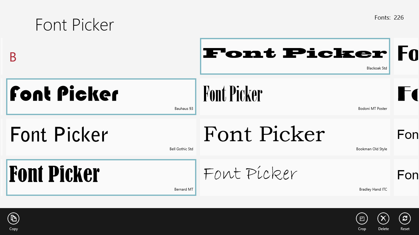 Choose a shortlist of fonts that are perfect for your project.