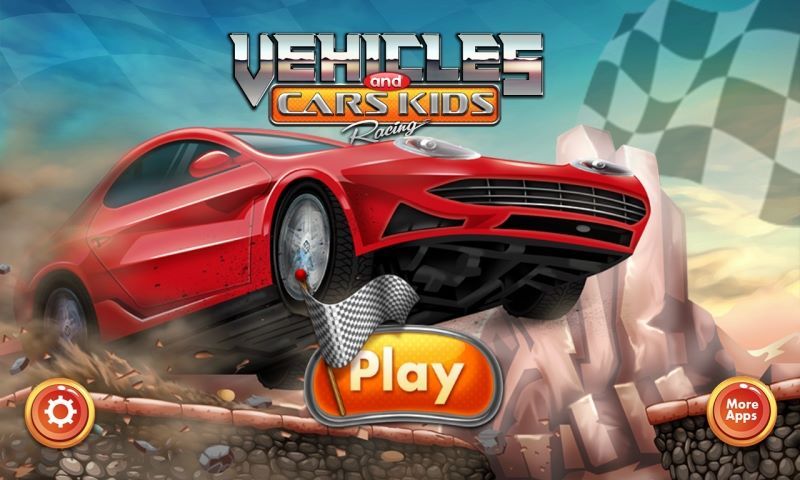 Vehicles and Cars Kids Racing : car racing game for kids with amazing vehicles ! simple and fun - FREE