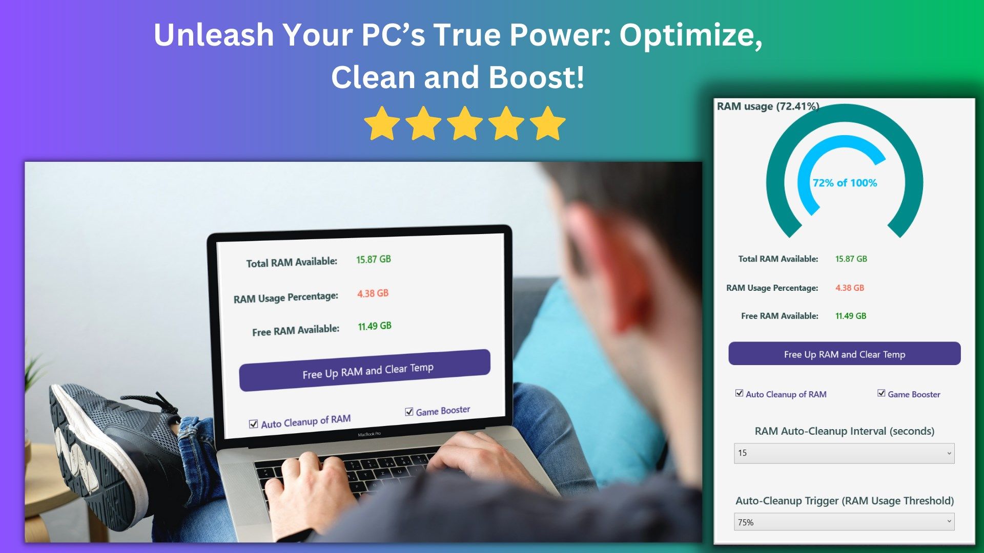 Ram Cleaner: Game Booster, PC Optimizer