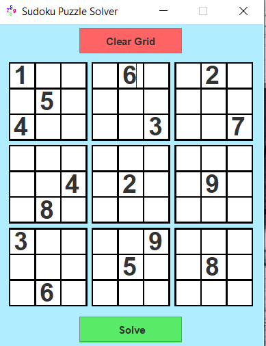 Sudoku Solving Tool