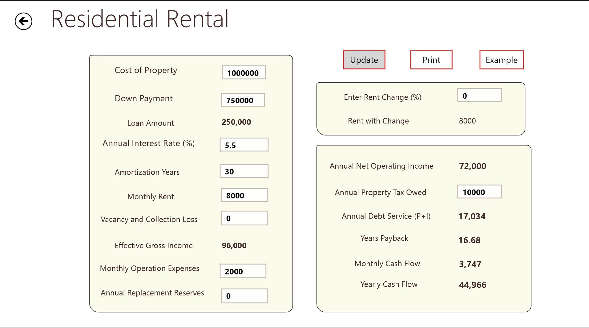 Residential Rental