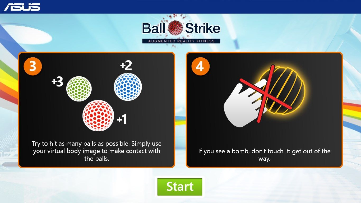 Hit the balls, avoid from Bombs!