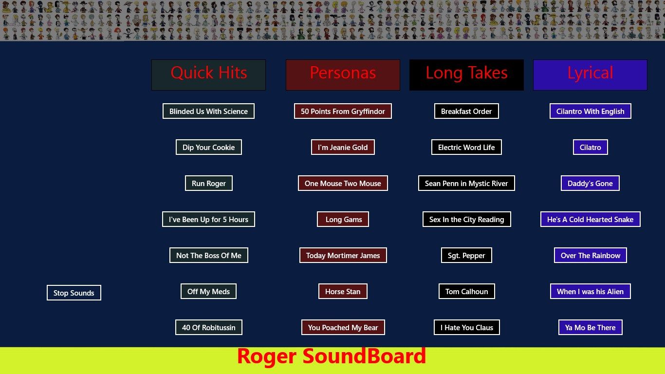 SoundBoard screen