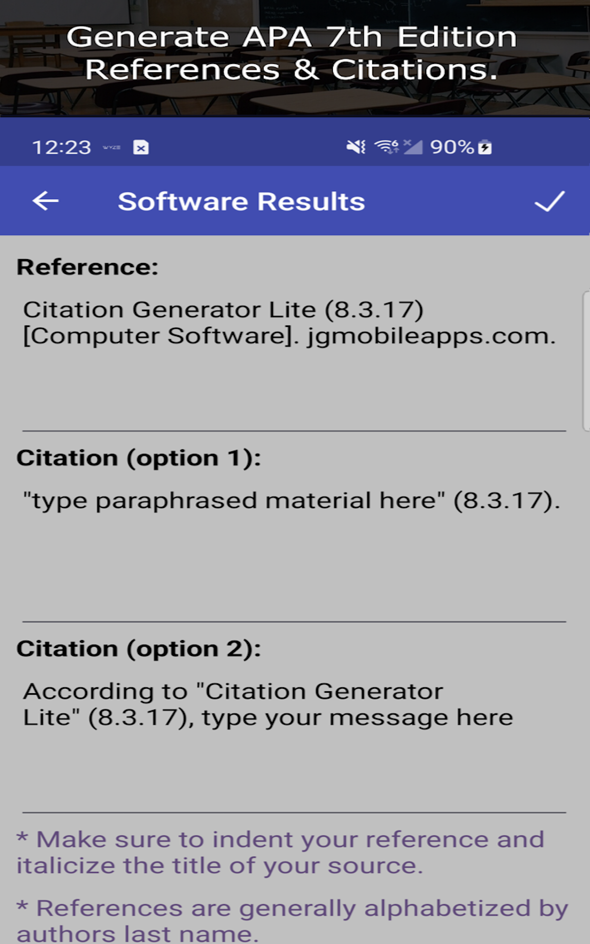 Citation Generator Lite