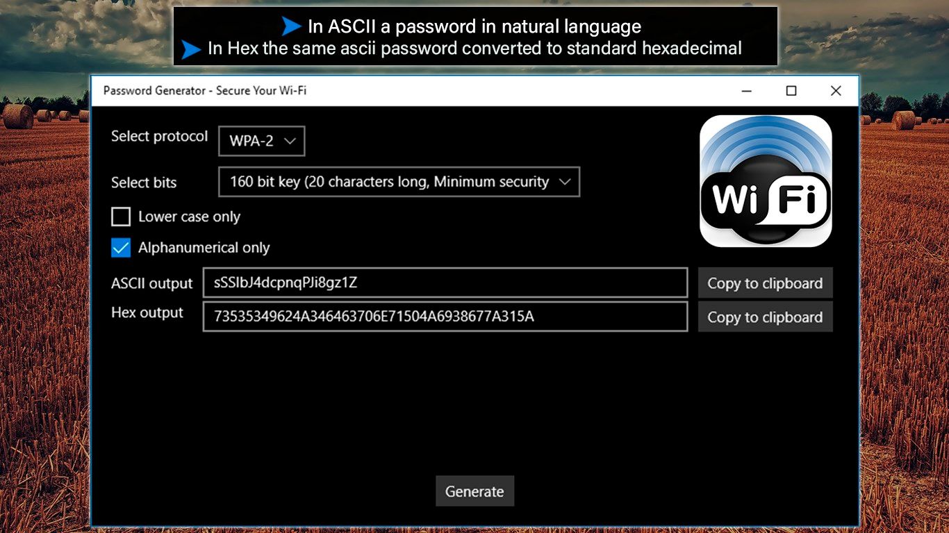 Password Generator - Secure Your Wi-Fi