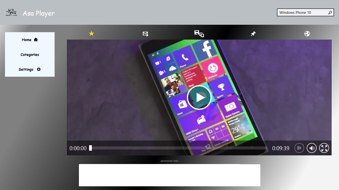 Video Player - Swipe or scroll right to view details.