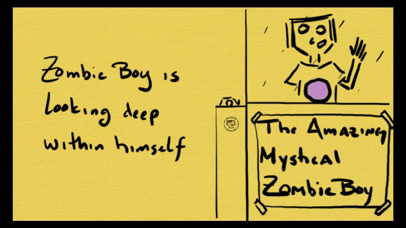 Zombie Boy determines your fortune