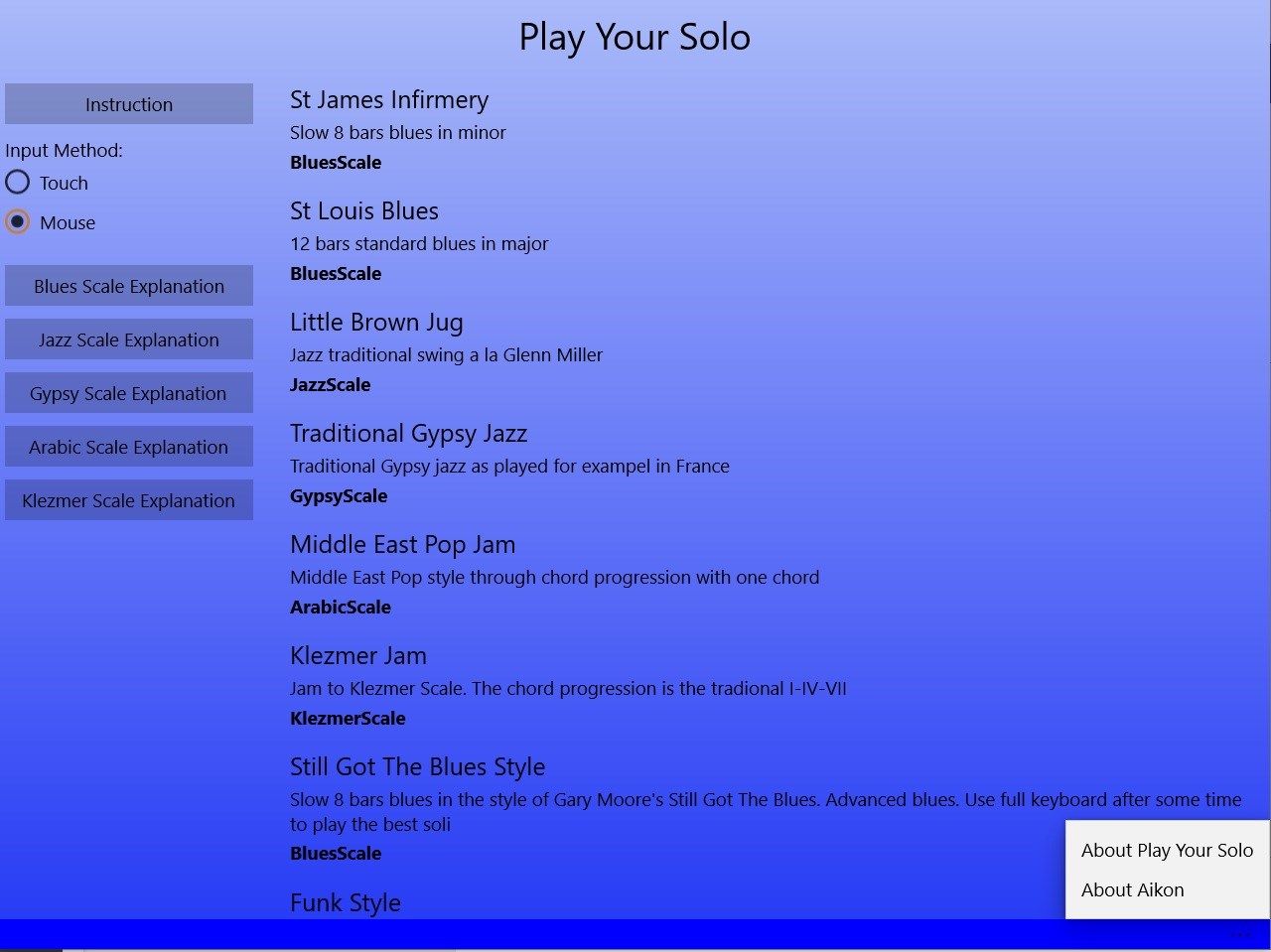 Play your solo