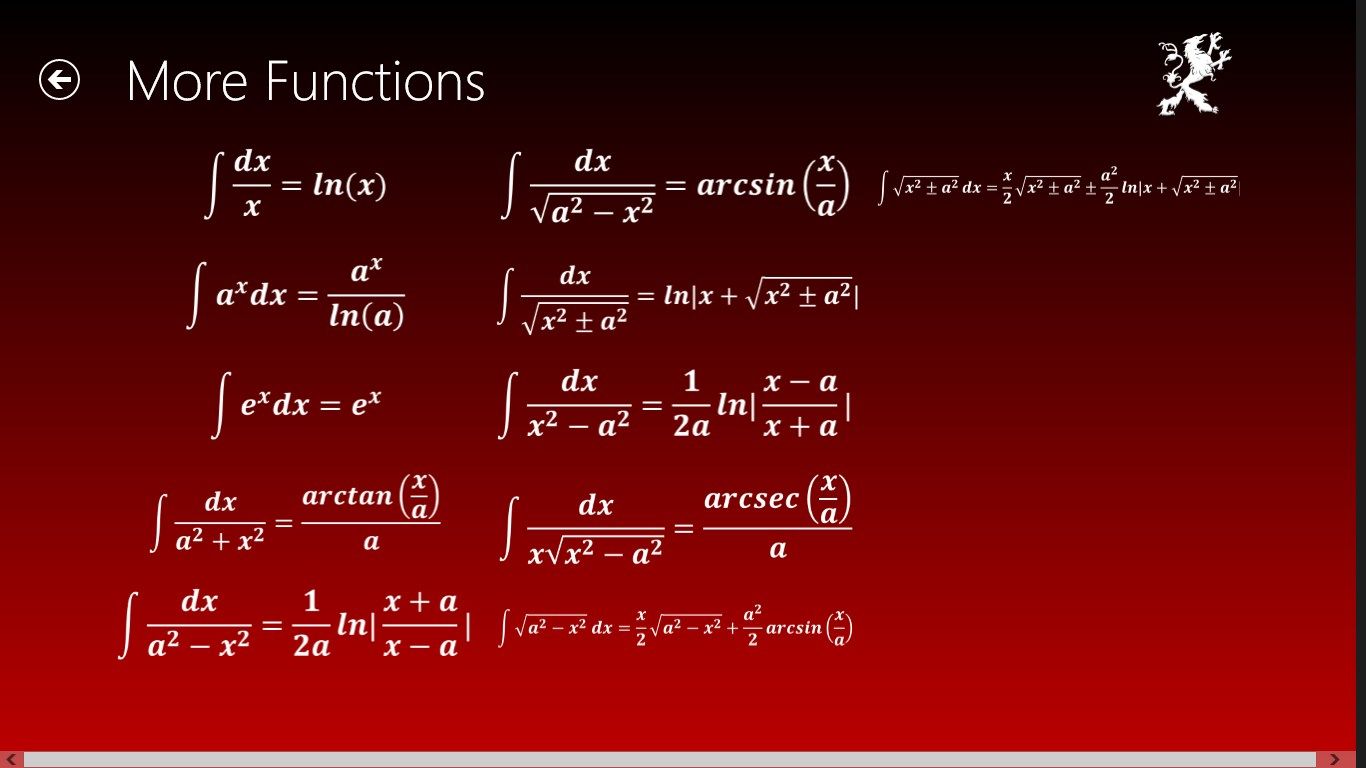More Functions.