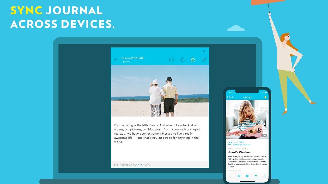 Sync journal across devices.