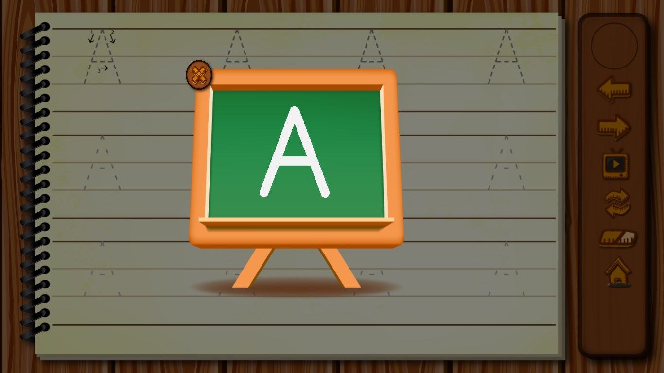How to Write Alphabet 'A'.
