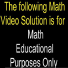 Math Video Solutions