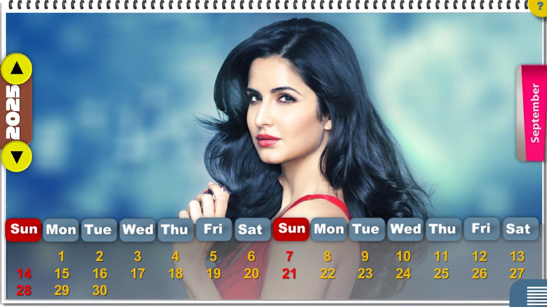 Bollywood Beauties Calendar