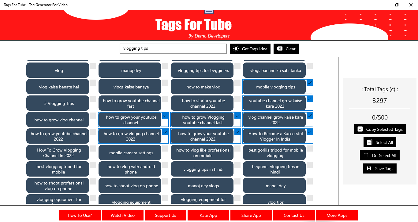 video tags generator for youtube