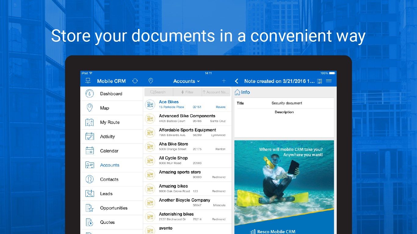 Store your documents in a convenient way