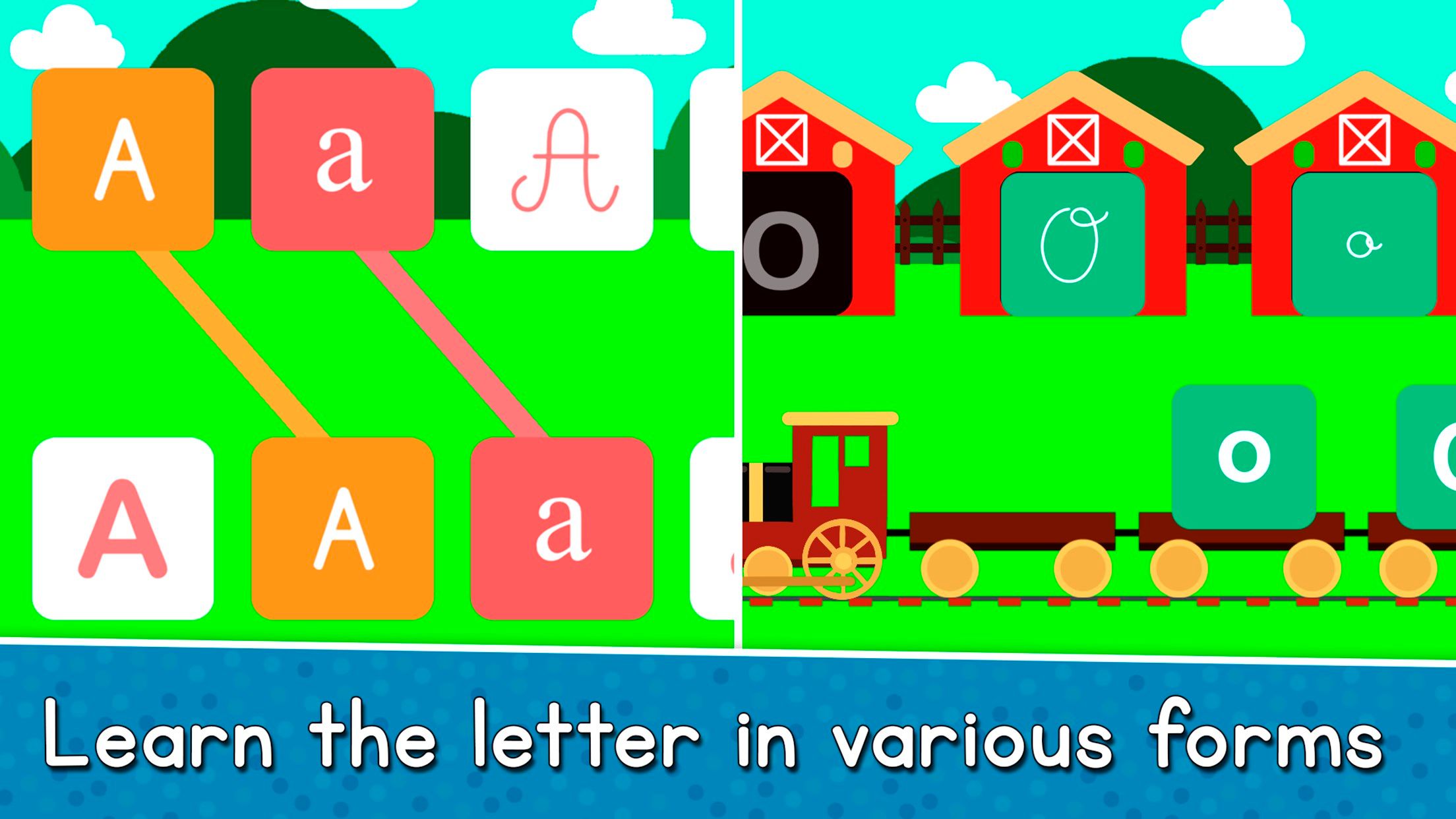 Learn the letter in various forms