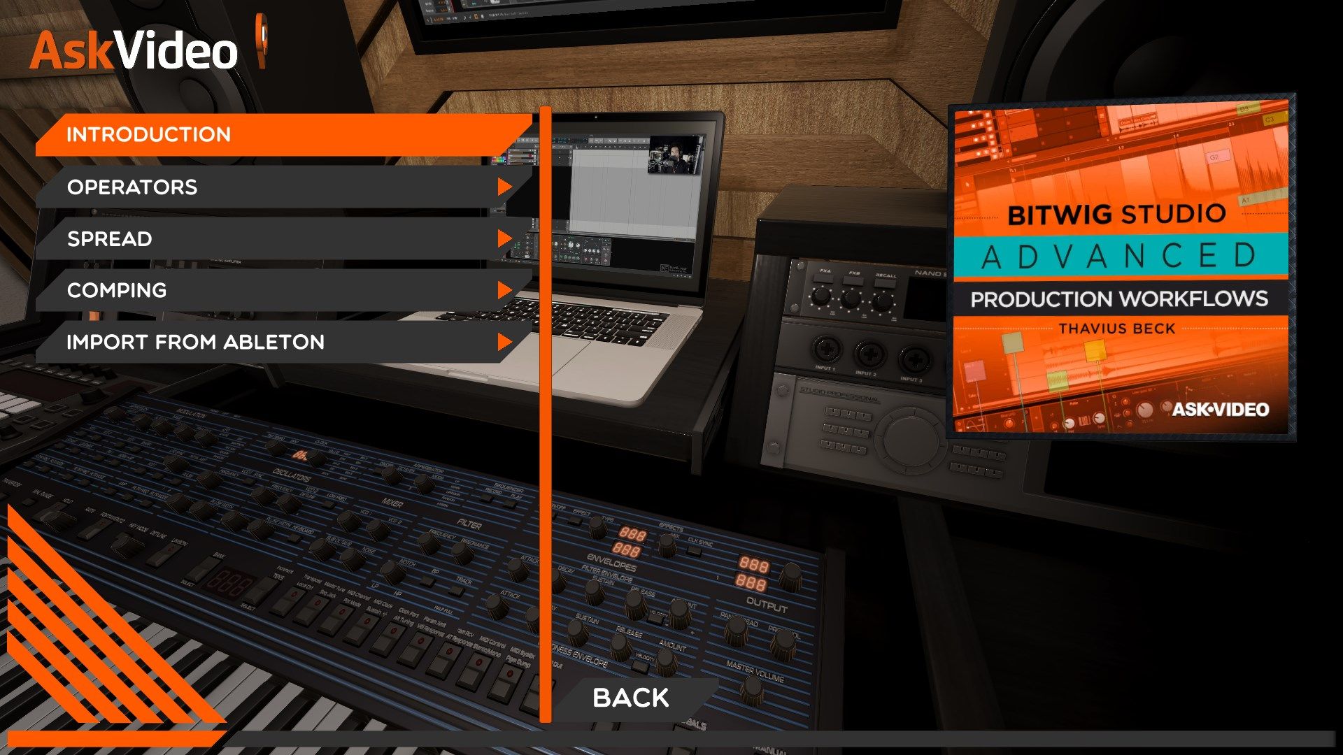 Adv Production Workflows for BitWig Studio