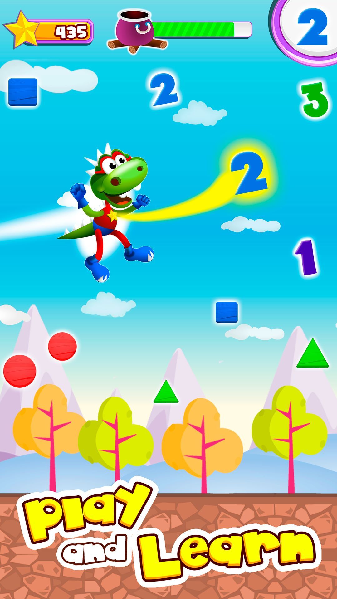 Dino Tim: Preschool learning games for kids