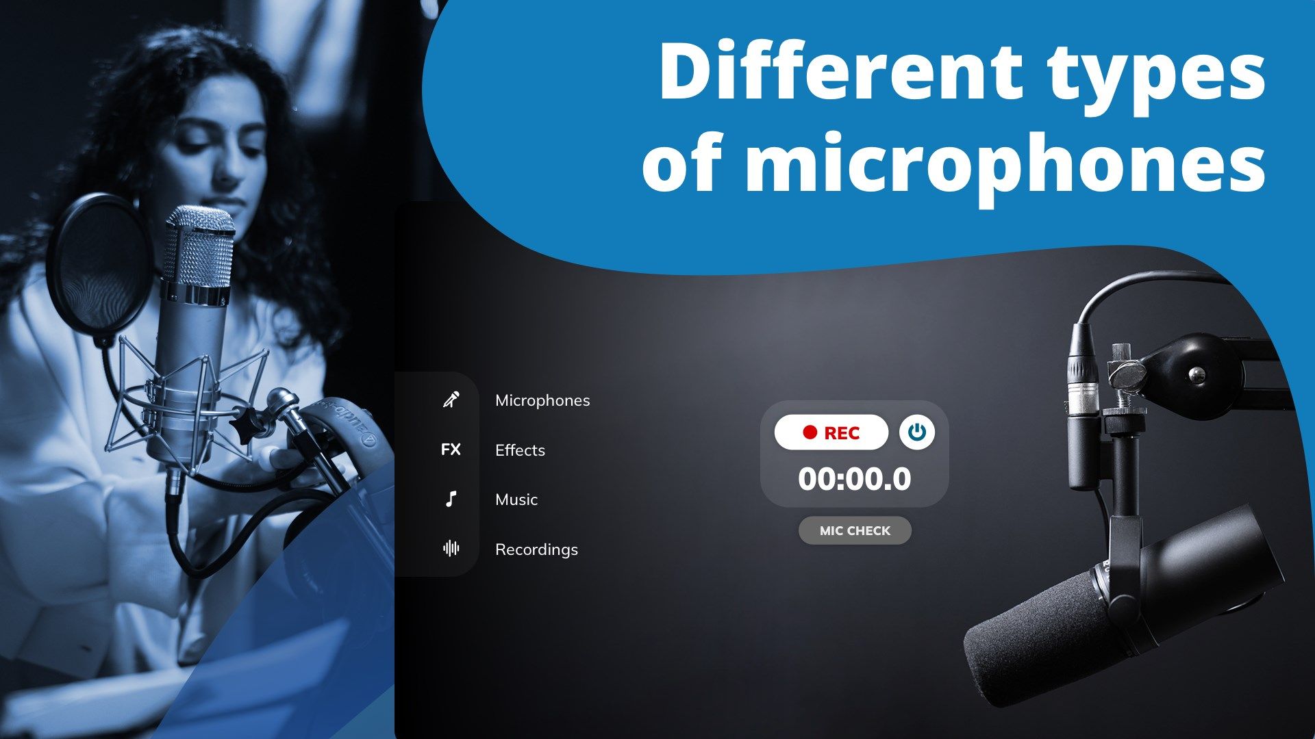 Singing Microphone - Songs Recorder & Editor