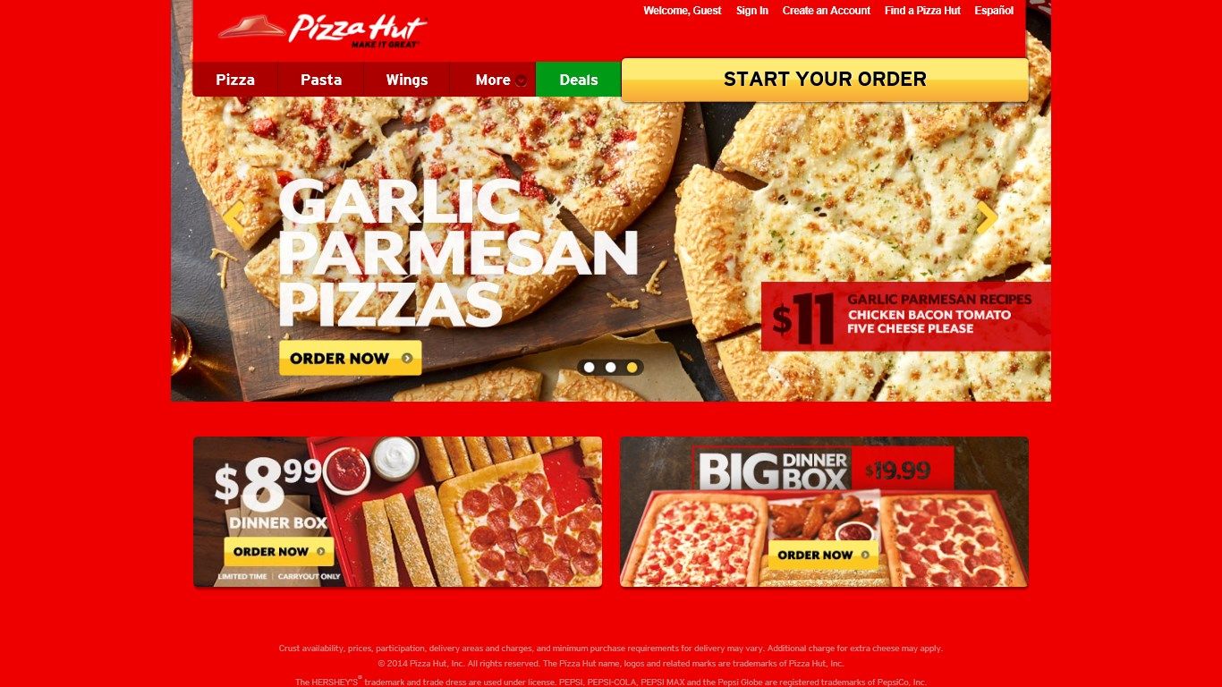 Find the best Pizza deals at your local Pizza Hut store