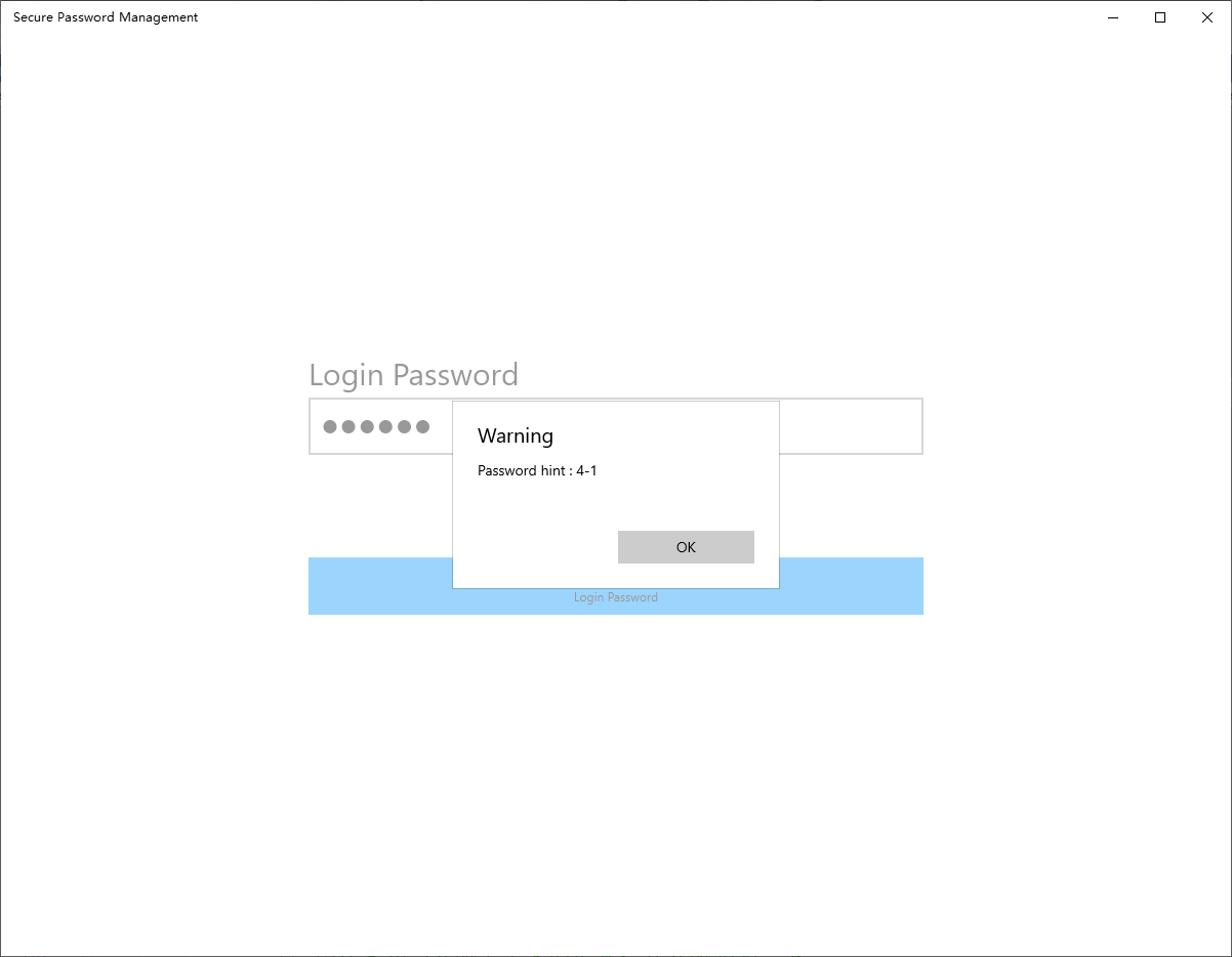 Secure Password Management