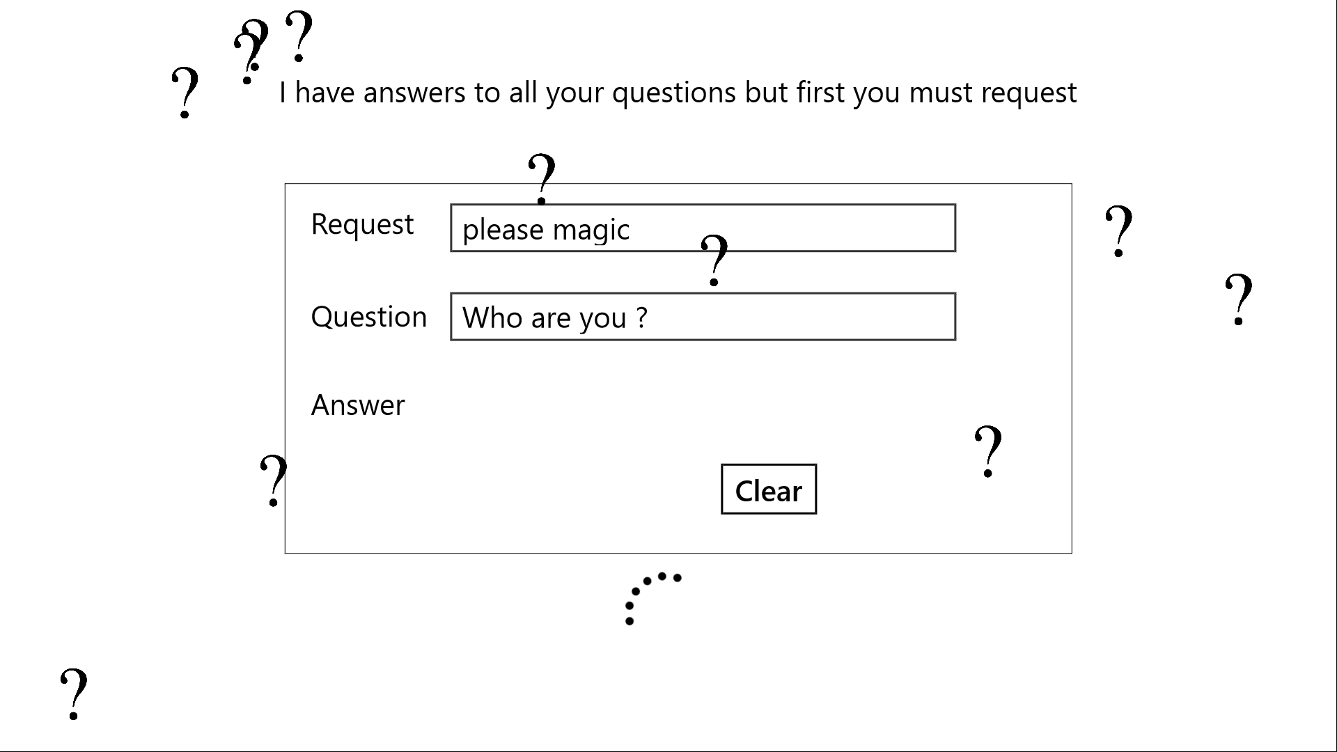 When you know the trick. The application will show the answer