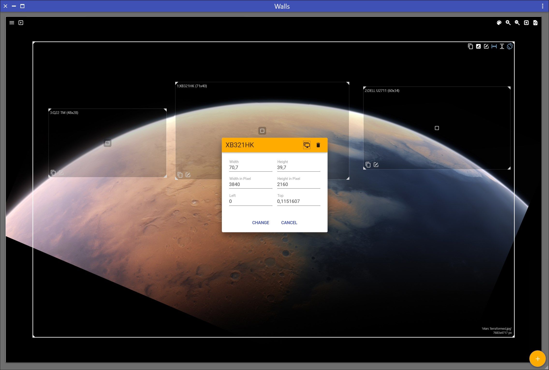 Full control over your monitor position, resolution and size.