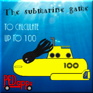 The submarine game to calculate up to 100