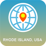 Rhode Island, USA Map Offline
