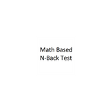 Math Based N-Back Test