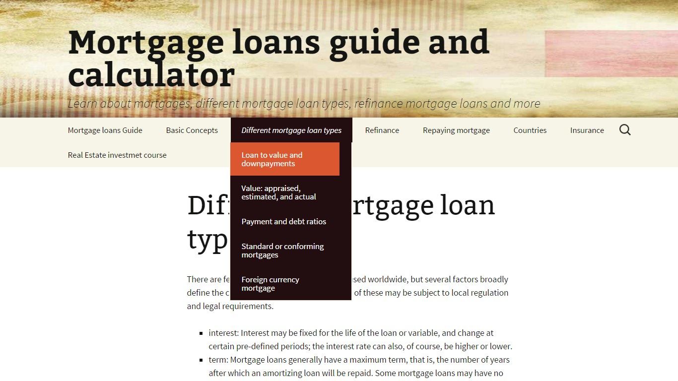 Mortgage calculator and guide